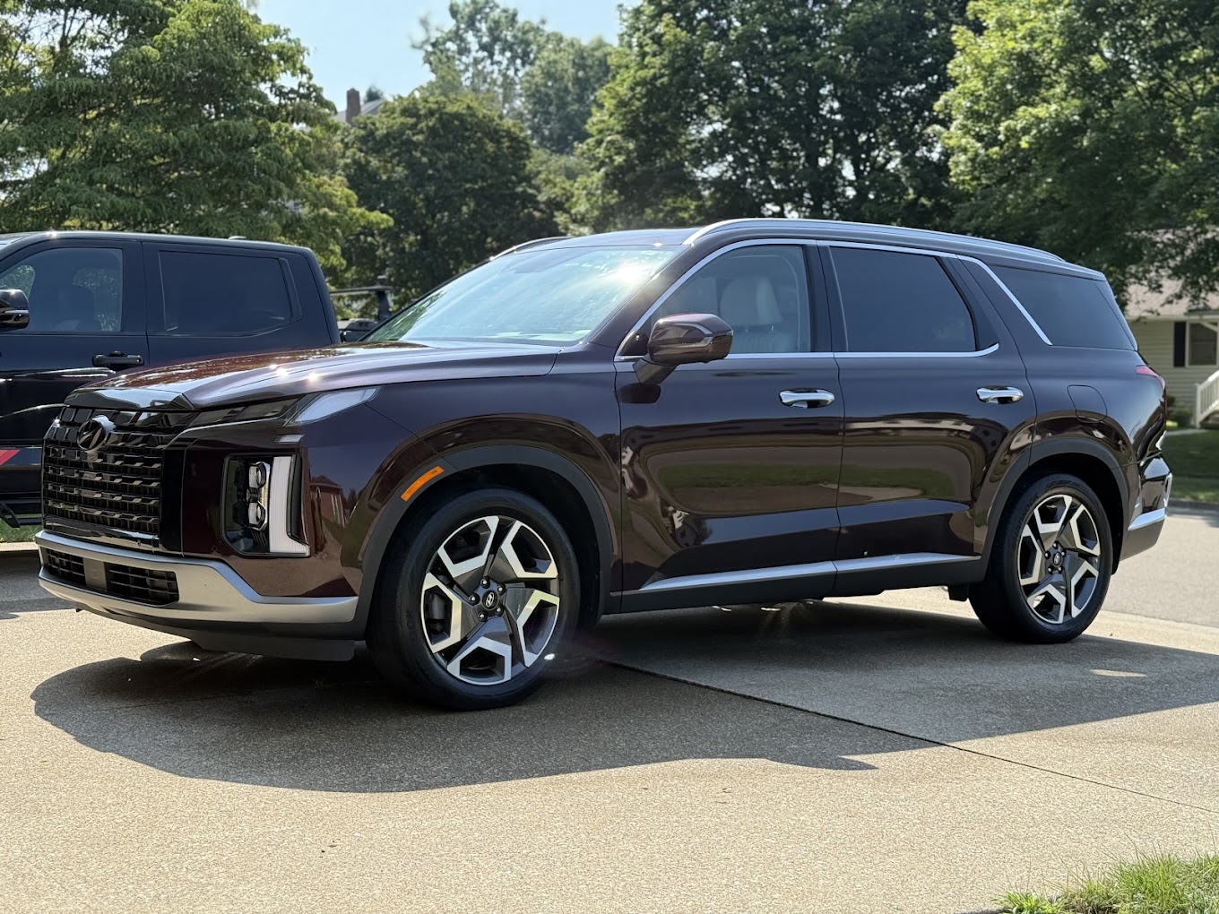 Burgundy Hyundai Palisade Calligraphy